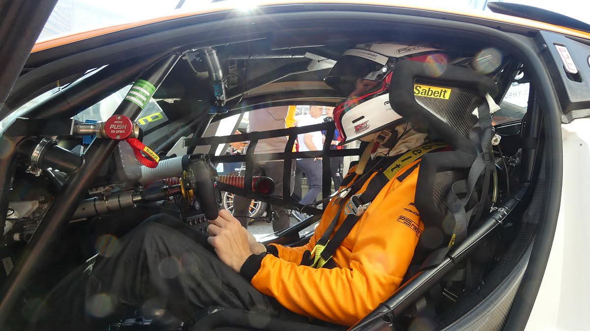Patrick Schober McLaren Cockpit