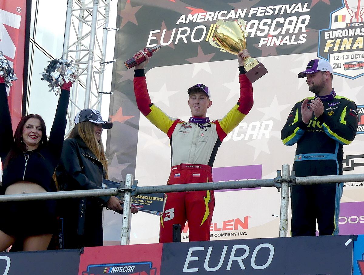 Patrick Schober Podium EuroNASCAR Finals
